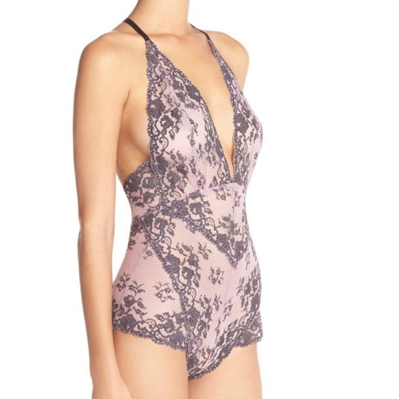 Free People Too Cute To Handle Eggplant Bodysuit - Picture 3 of 16